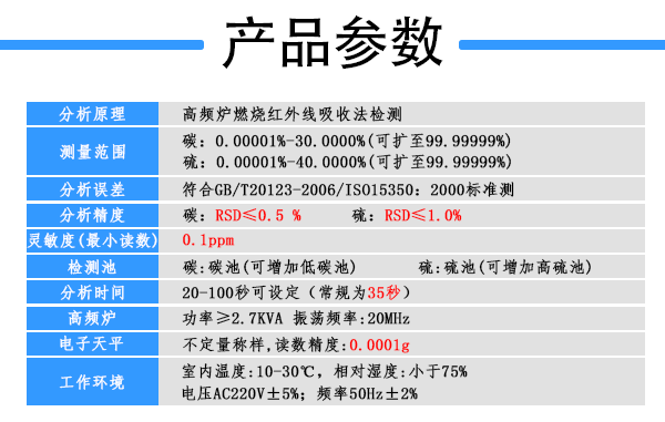 红外碳硫分析仪